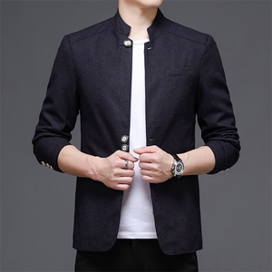 NJ8021钱塘2020-2中青年男士秋装薄款时尚休闲百搭西服P70图片