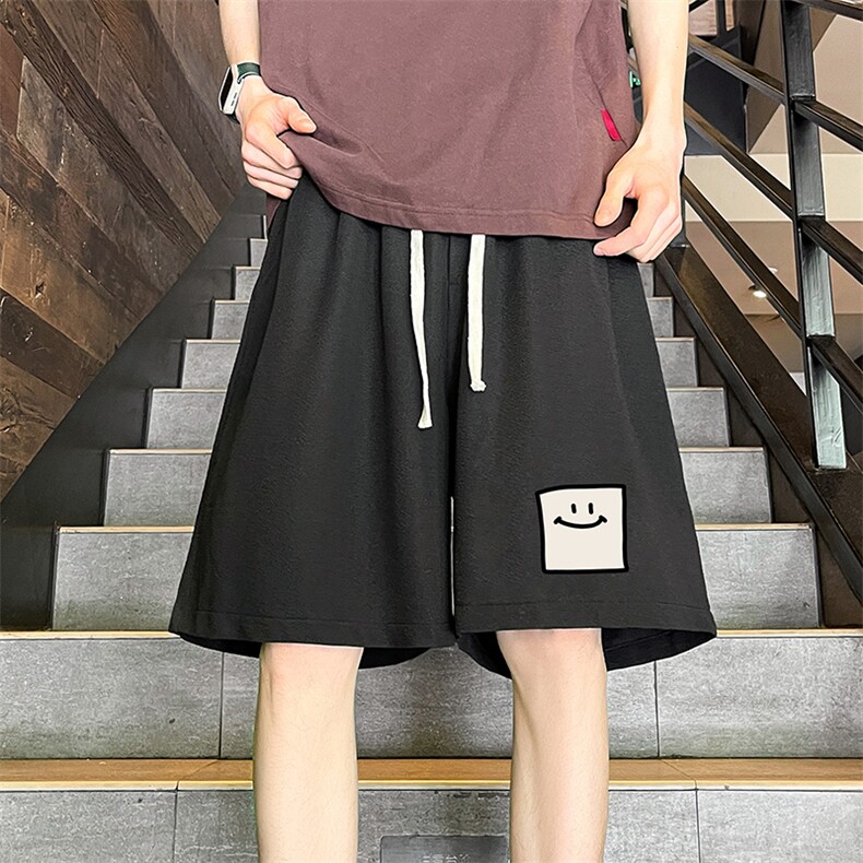 冰丝短裤男士大码宽松休闲五分裤男运动中裤MK37316-P15,男装休闲裤,电商A040
