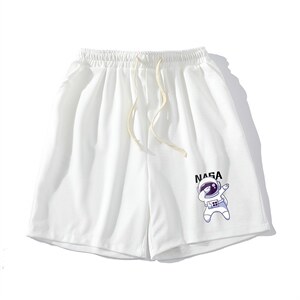 MK37225-P15 冰丝短裤男士大码宽松休闲五分裤男运动中裤图片
