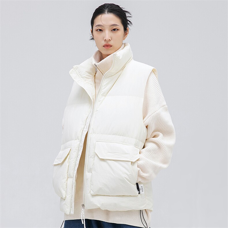 日系冬季新款坎肩短款羽绒服马甲棉服外套情侣款5203-P100,男装羽绒服,星座205-1