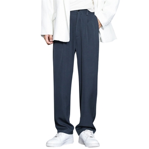 春夏薄款男士时尚修身休闲百搭直筒小西裤XZ310B-3-K8871-P40图片