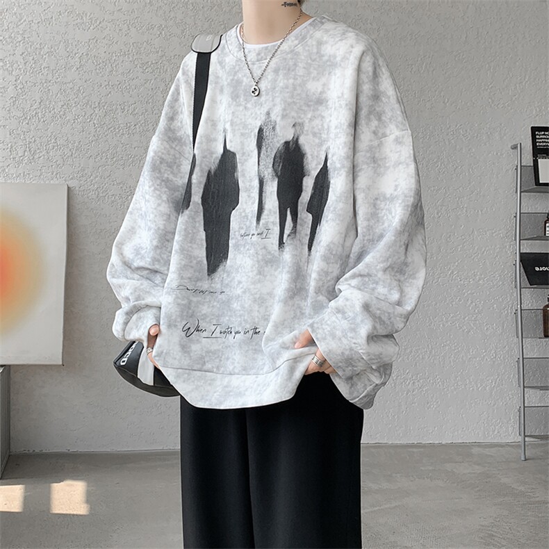 现货 WY10080-特P35 控68 华棉高品质百搭圆领大码卫衣图片
