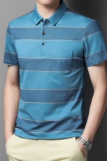POLO衫男上衣半袖男装衣服男士体恤衫T恤潮牌休闲翻领爸爸短袖男，男装T恤，电商B212（原钱塘6029）