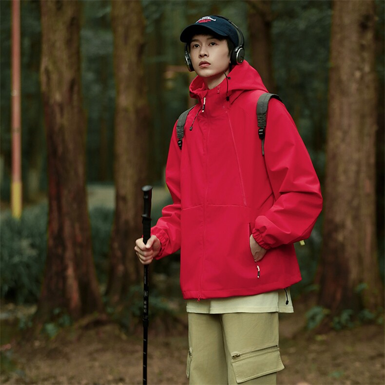 Cityboy情侣时尚连帽冲锋衣外套夹克团体班服,男装夹克,星座301D-5(原星座1415）