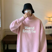 高质量！秋冬季高领毛衣男士加绒加厚翻领针织衫男毛线衣FL56-P45，男装针织衫/毛衣，电商B367