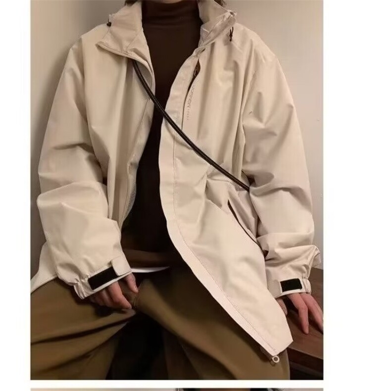 DW191-P65新款连帽冲锋外套男女春秋机能风防水夹克潮-网图现货,男装风衣,星座603-2