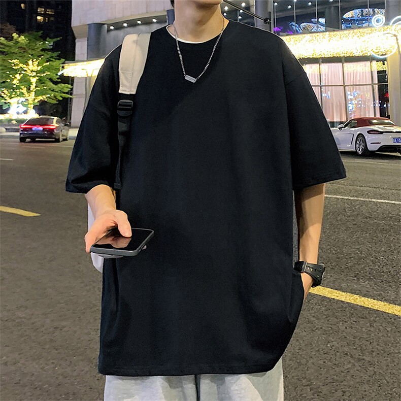 T888P20夏季新品港风高街美式短袖T恤宽松ins重磅纯棉体恤,男装T恤,星座304A