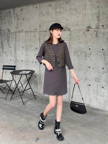 马甲连衣裙，女装马夹，魅依秀色