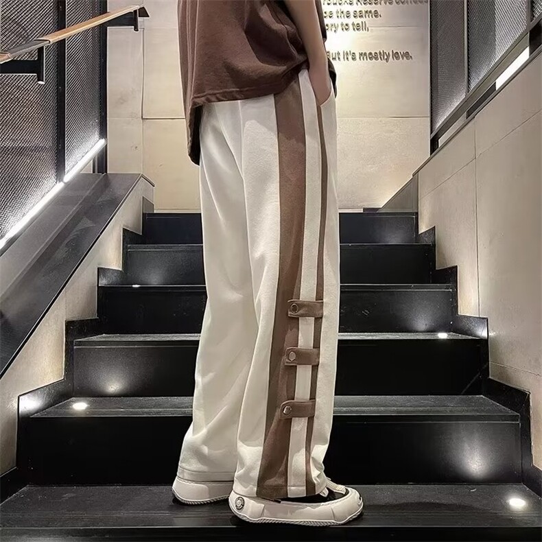 微弹时尚潮牌直筒休闲裤男宽松型新款运动裤潮青春流行九分裤夏季,男装休闲裤,四季星座218-1