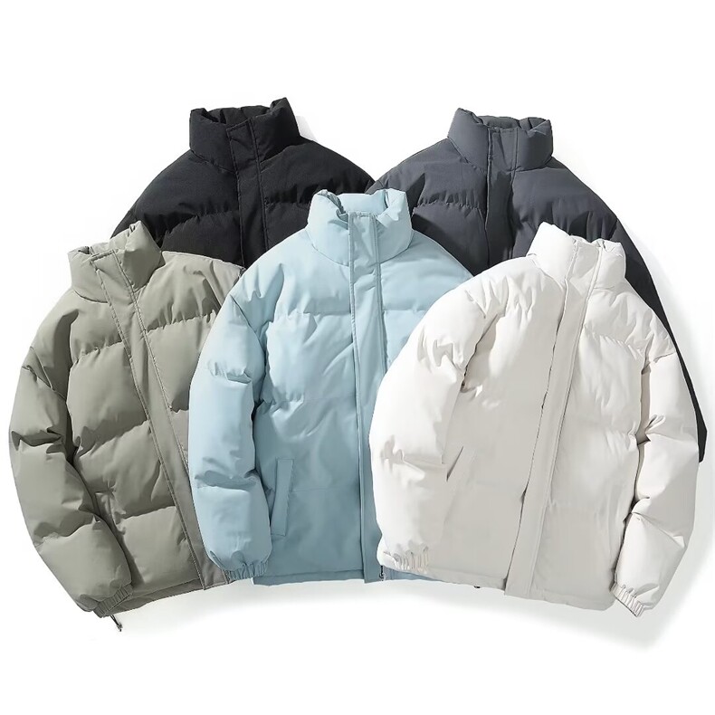加绒加厚冬款男立领棉衣休闲保暖面包服棉袄外套MY1266P60,男装棉衣,星座1013-1