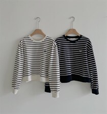 经典条纹卫衣，,女装卫衣/绒衫,SPARKS OF FIRE