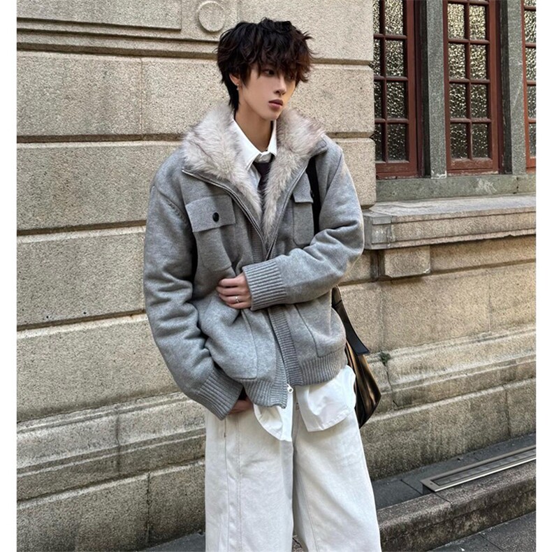 网座山雕棉服男款冬季加绒加厚外套短款保暖棉衣B90-P128,男装棉衣,星座910-1