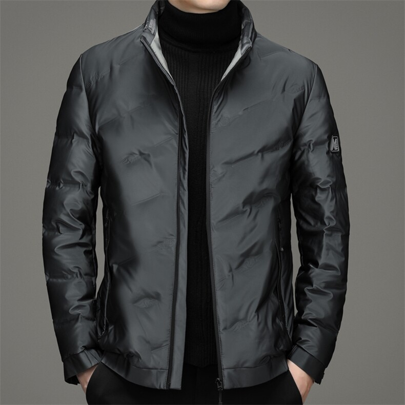 冬季中年男保暖羽绒服中年爸爸装休闲羽绒棉服外套YYYR22120-P235，男装羽绒服，电商B212（原钱塘6029）