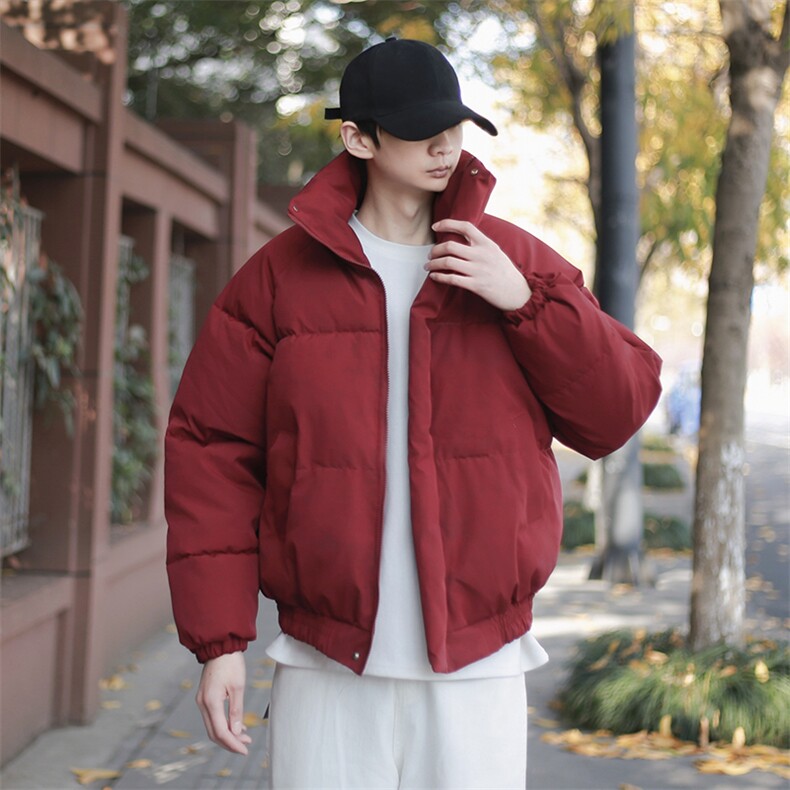 图脏脏服冬季短款棉衣外套立领宽松面包服MY60/P85/118,男装棉衣,星座1412-2