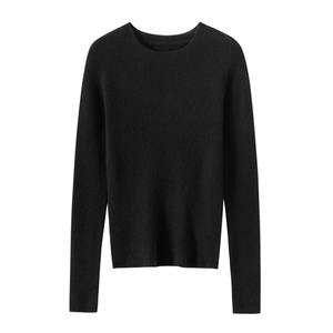 2025年秋季时尚百搭通勤休闲简约修身圆领图片