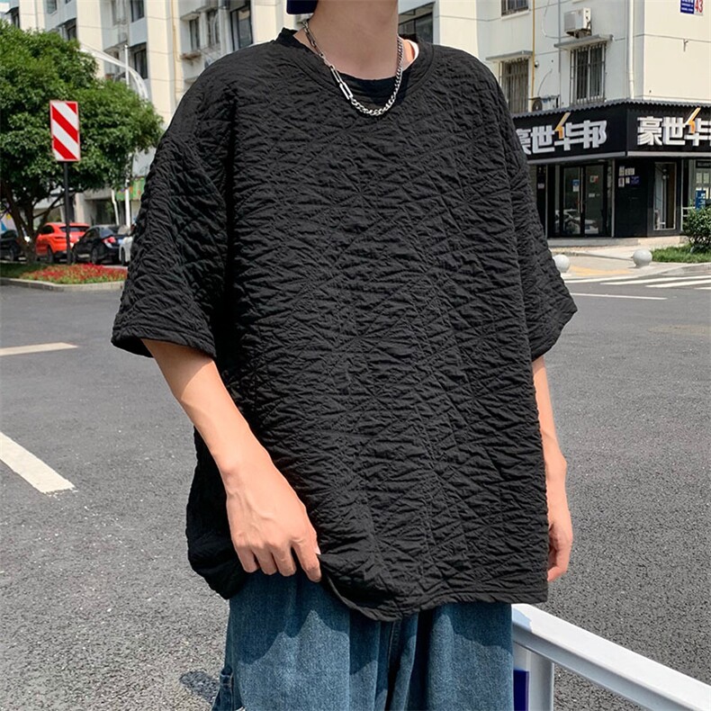 短袖t恤男设计感宽松半袖上衣夏季ins潮流休闲男生体恤T0315-P33,男装T恤,星座308B-1