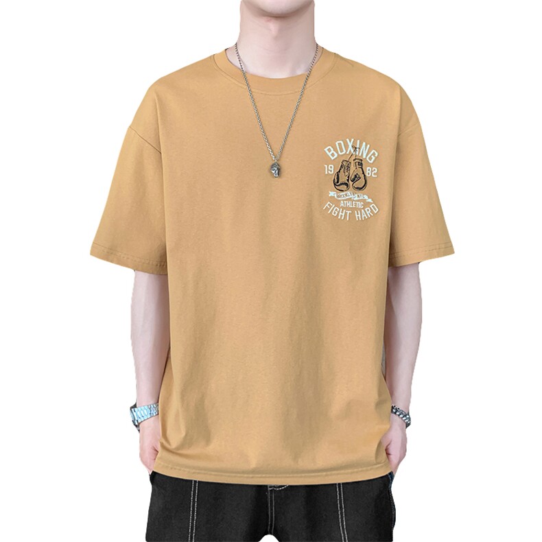 71802-P50短袖t恤男士潮牌夏季ins港风潮流夏装宽松百搭半袖,男装T恤,电商D310B