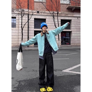 cleanfit工装夹克男高质量潮牌美式复古底特律外套翻领JK1167-P88图片