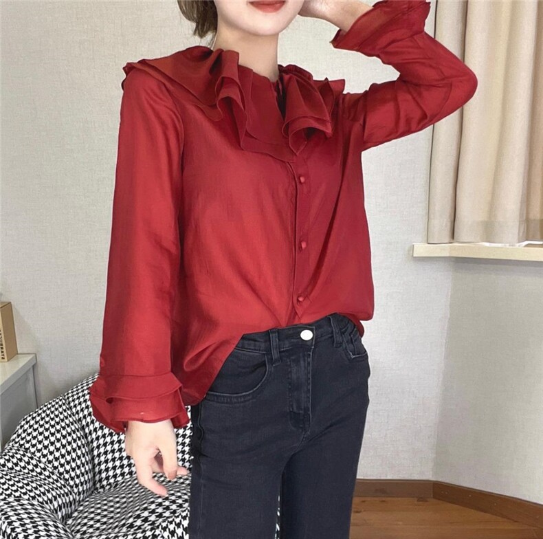 娃娃领小衫，其它，戈朴