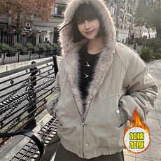 现货高品质美式高街冬季重磅硬挺短款座山雕毛领棉衣男女加厚外套，男装棉衣，电商A486-1