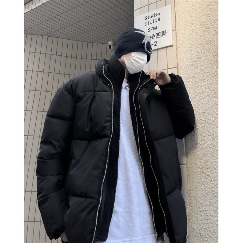 【有货】DM8144-P85冬季炸街立领加厚棉服男士假两件保暖潮流棉衣,男装棉衣,星座603-2
