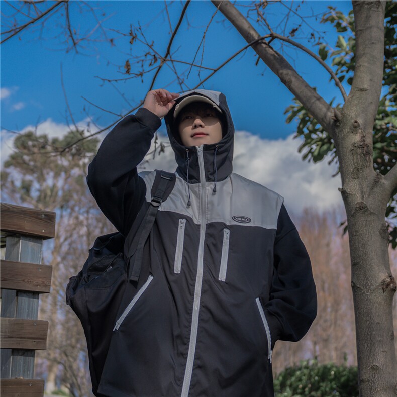 23秋季冲锋衣连帽马甲男拉链外套夹克MJM271-P80控108,男装背心/马甲,电商B370
