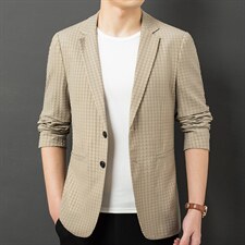 西服男单西上衣春秋季2023新款中年爸爸秋装休闲男士西装外套，男装西服，电商B212（原钱塘6029）
