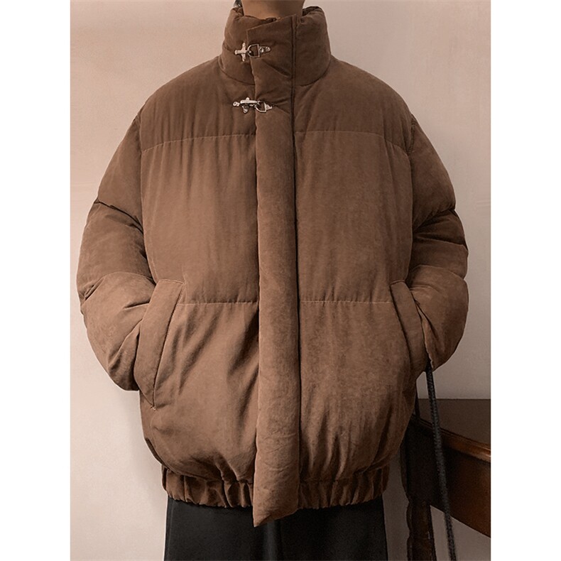 秋冬棉衣加厚夹克加绒外套厚棉袄飞机扣小众1016-1W104P128K158,男装夹克,星座1016-1（原电商B408-1）