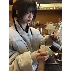 【有货】JR5002CC-特P115弧形飞行夹克棉服男加厚机车棒球服外套，男装夹克，星座1007（原301D）