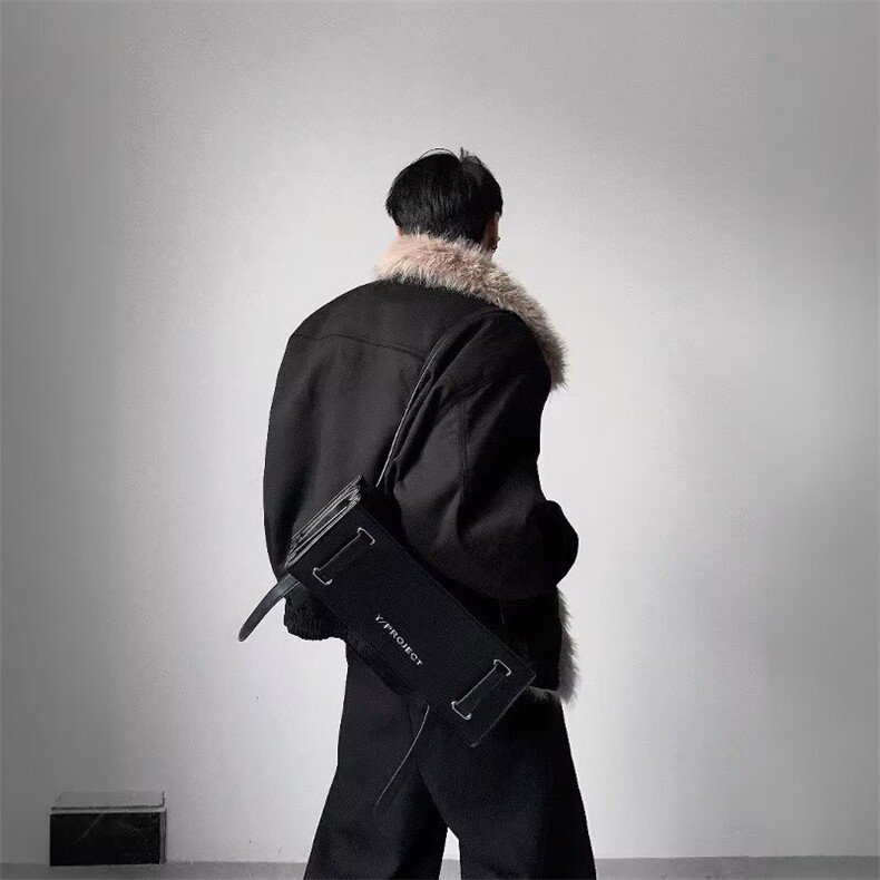 座山雕棉服男款冬季加厚连帽毛领外套痞帅夹克棉衣网B125-P103,男装夹克,星座910-1