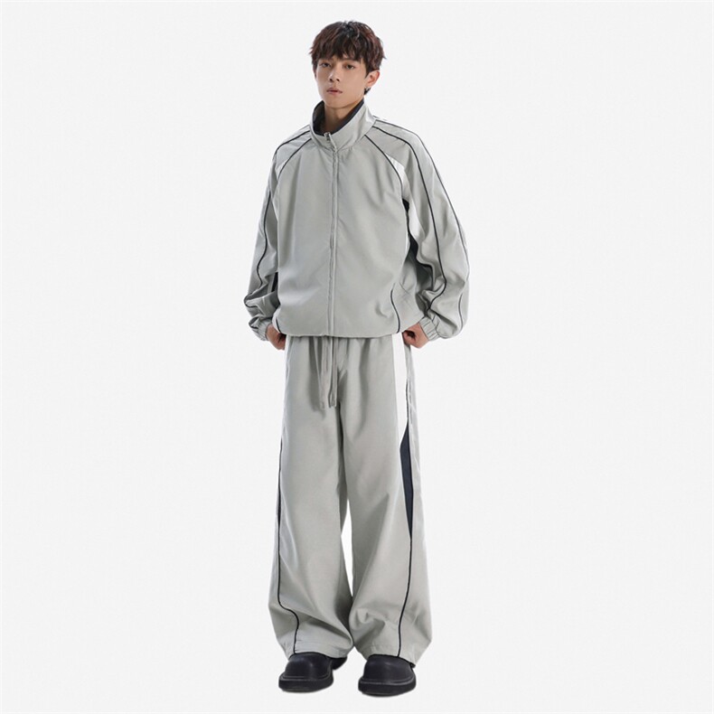 秋款新款户外防水冲锋衣套装男女撞色夹克套装A406TZ572P108,男装夹克,星座309（原A406）