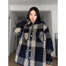 小香风男女同款加厚衬衣时尚潮衬衫228-11057-P52，男装衬衫，星座228-1