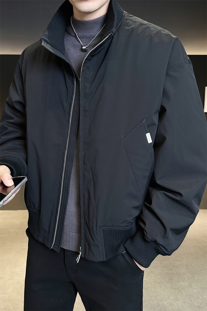 90新标立领羽绒服加厚重工保暖宽松百搭外套YR1111-P259,男装羽绒服,电商D342