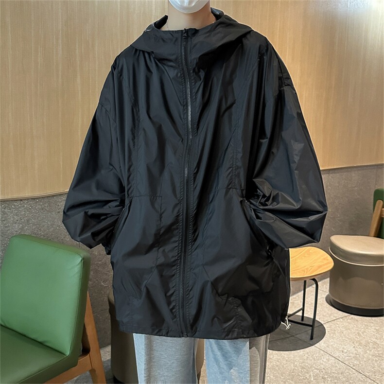 F8077/P60防晒指数UPF50+有报告防紫外线防晒服男外套防晒衣,男装防晒衣,电商A141