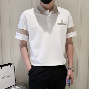 23男士翻领T恤B226-0009-p55 70% %聚酯纤维 5%氨纶图片
