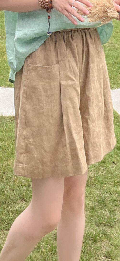 纯苎连衣裙小衫裤子裙子衬衣 时尚风 风淑女风休闲风，女装连衣裙，川哲