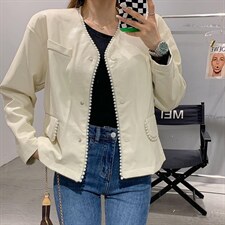 皮衣外套，女装皮衣，尹魅女王＆美拉