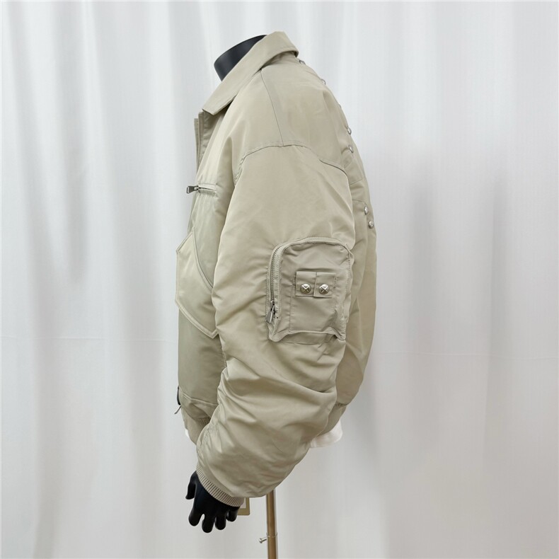 幸运星白鸭绒夹克羽绒服男2025冬季新款D213-W066-P400,男装羽绒服,电商D213