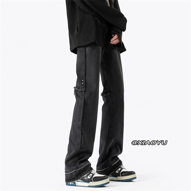 XZ616春季新款微喇牛仔裤TY518P55控68,男装牛仔裤,星座512A（原616）