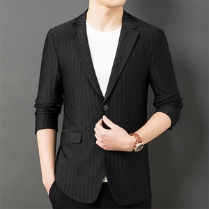 BJ23003男式2023春季新款便西男韩版西装外套商务休闲西服P185图片