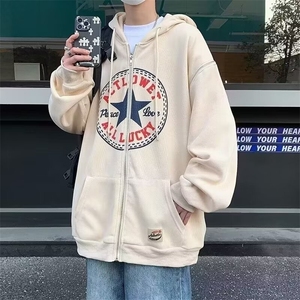 青少年韩版连帽卫衣男潮流港风潮牌宽松学生上衣服外套W11-2/P45图片