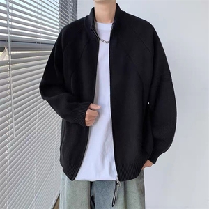 M35-P63 美式潮牌拉链开衫毛衣男女2025春秋冬季潮流宽松慵懒风图片