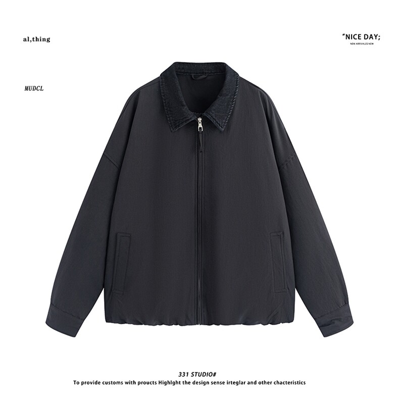 平铺~新标90白鸭绒美式休闲拼色羽绒服外套E105/P208,男装羽绒服,电商B331