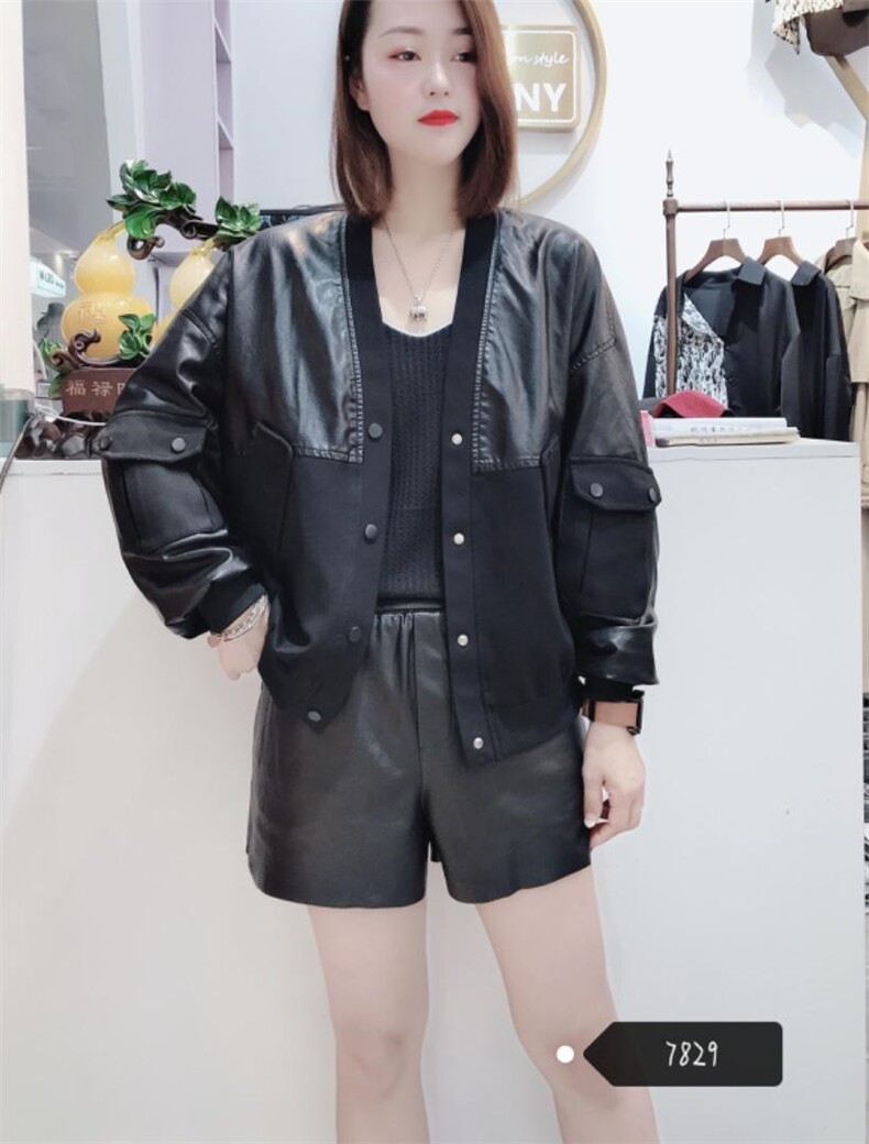 水洗皮拼针织，其它，圣丝诺亚