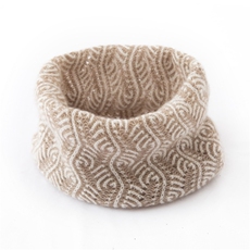 2025年时尚百搭通勤简约休闲双色元宝脖套，围巾，丽靓一衫