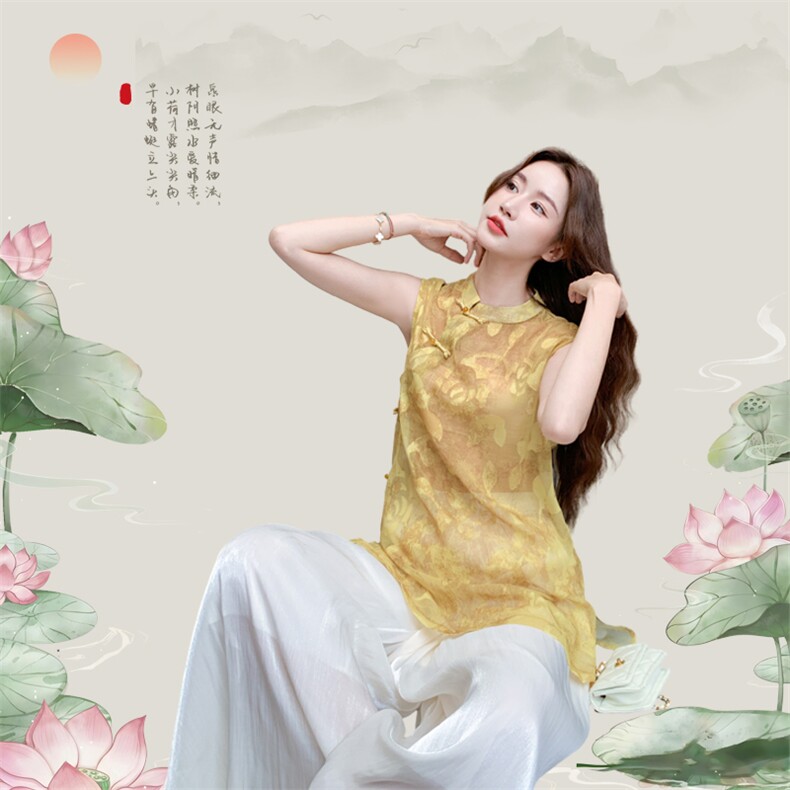 2025年夏季~现货~新中式套装P168K258,女装套装/套裙,2D015