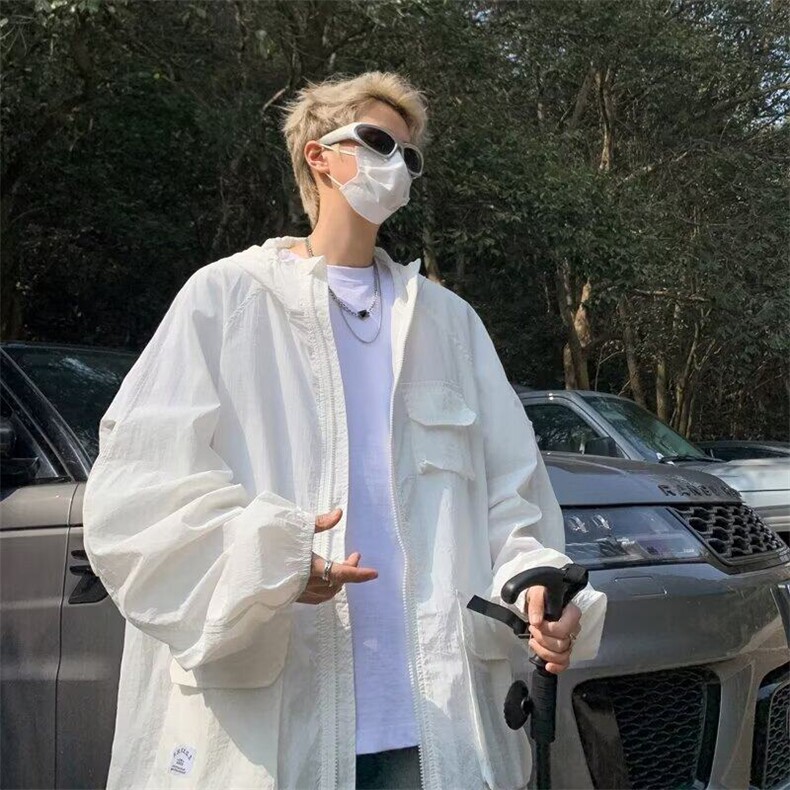 DY147-P45户外薄款防晒衣男夏季透气百搭外套防紫外线防晒服旅游,男装防晒衣,星座603-2