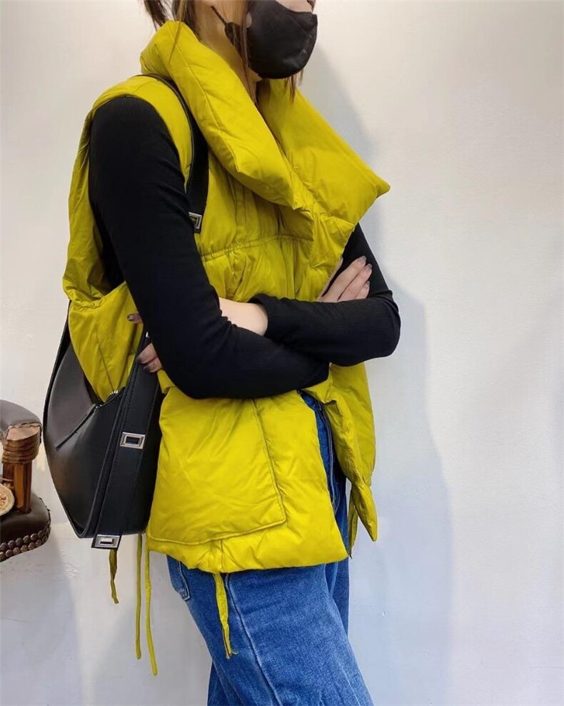 翻领大兜马甲，女装马甲，帝瀛 DY