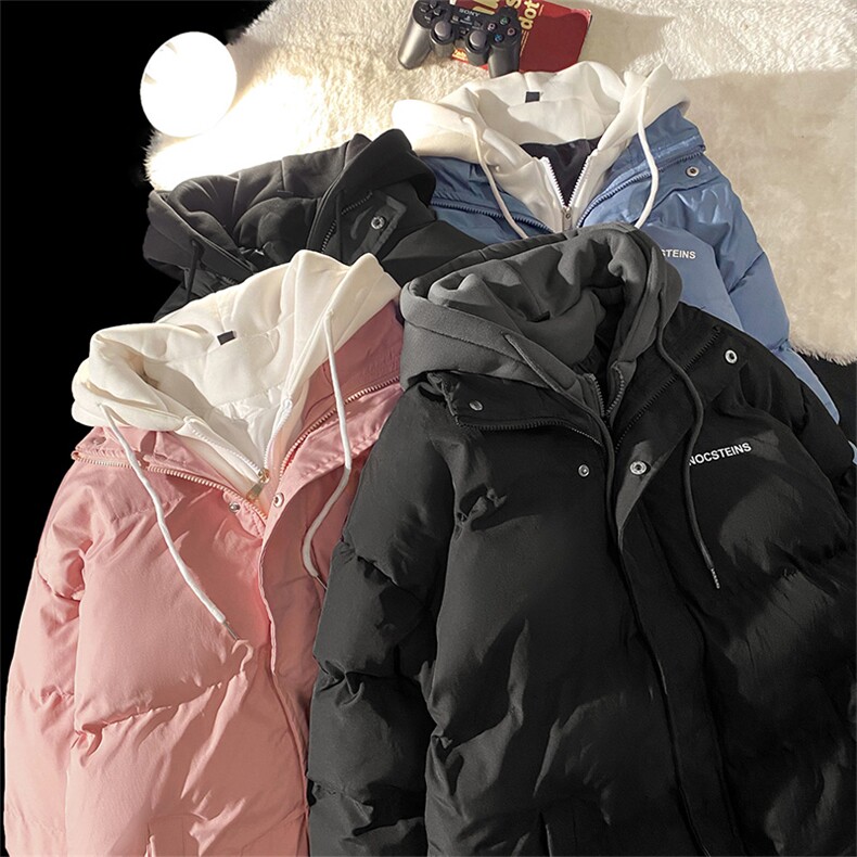 假两件棉服外套男连帽加厚棉衣2199特P90,男装棉衣,电商A309