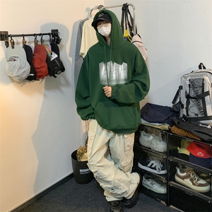 ！连帽圆领卫衣男装港风帽衫男 LM147-P35,男装卫衣,电商B367